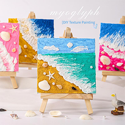 Shell Beach Texture Painting