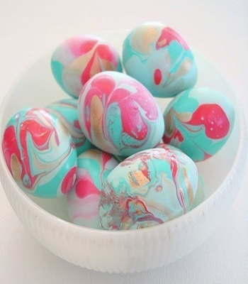 Nail polish eggs